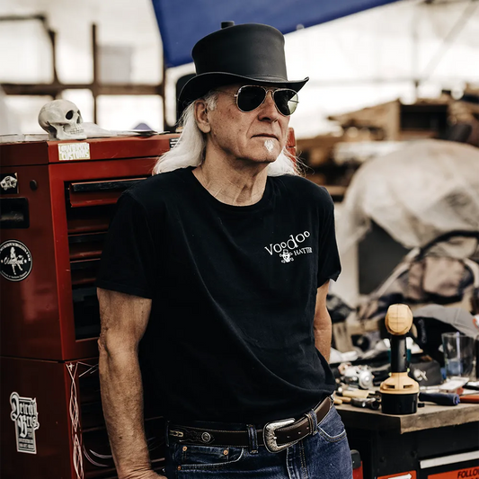 El Dorado | Mens Leather Top Hat