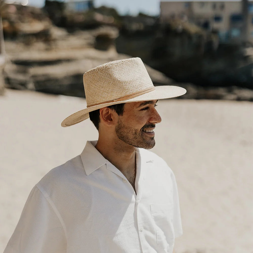 Johvan | Mens Straw Sun Hat