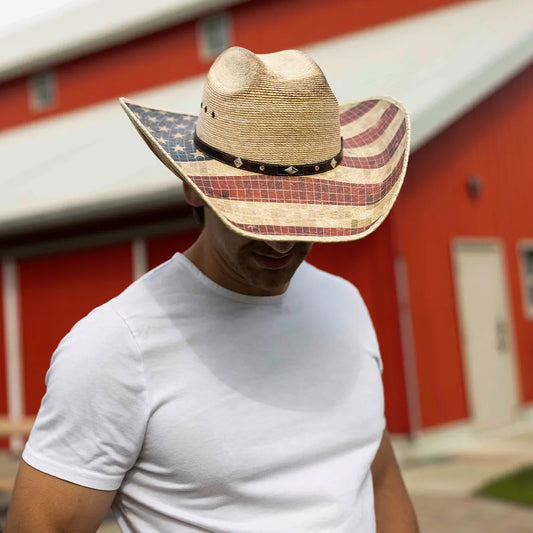 Liberty | Mens Mexican Palm Straw Cowboy Hat