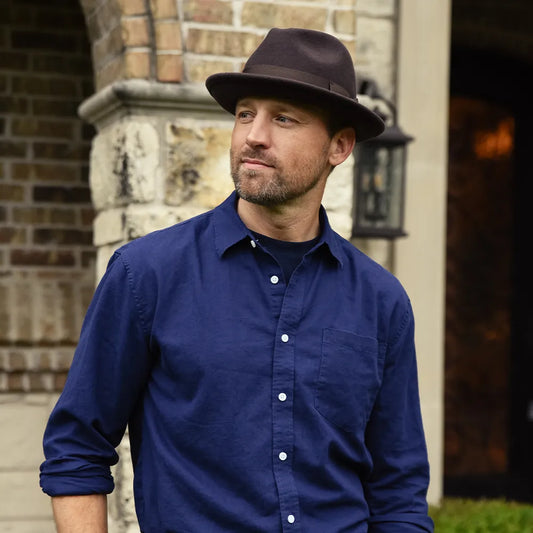 Pablo 2.0 | Mens Wool Felt Pinch Front Fedora Hat