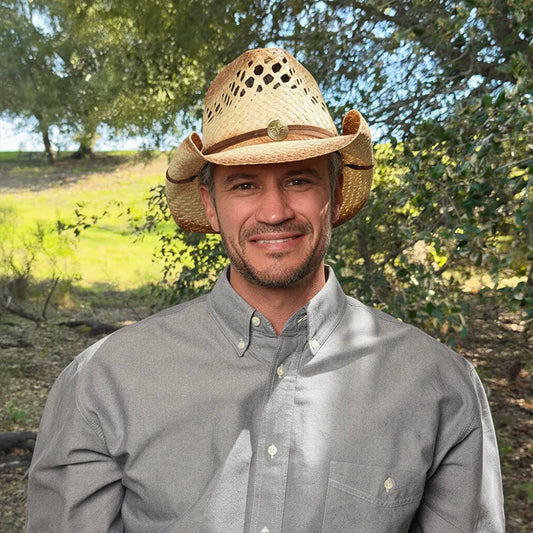 Sundance | Mens Natural Toyo Straw Cowboy Hat