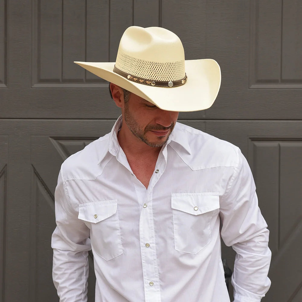 Austin | Mens Straw Cowboy Hat