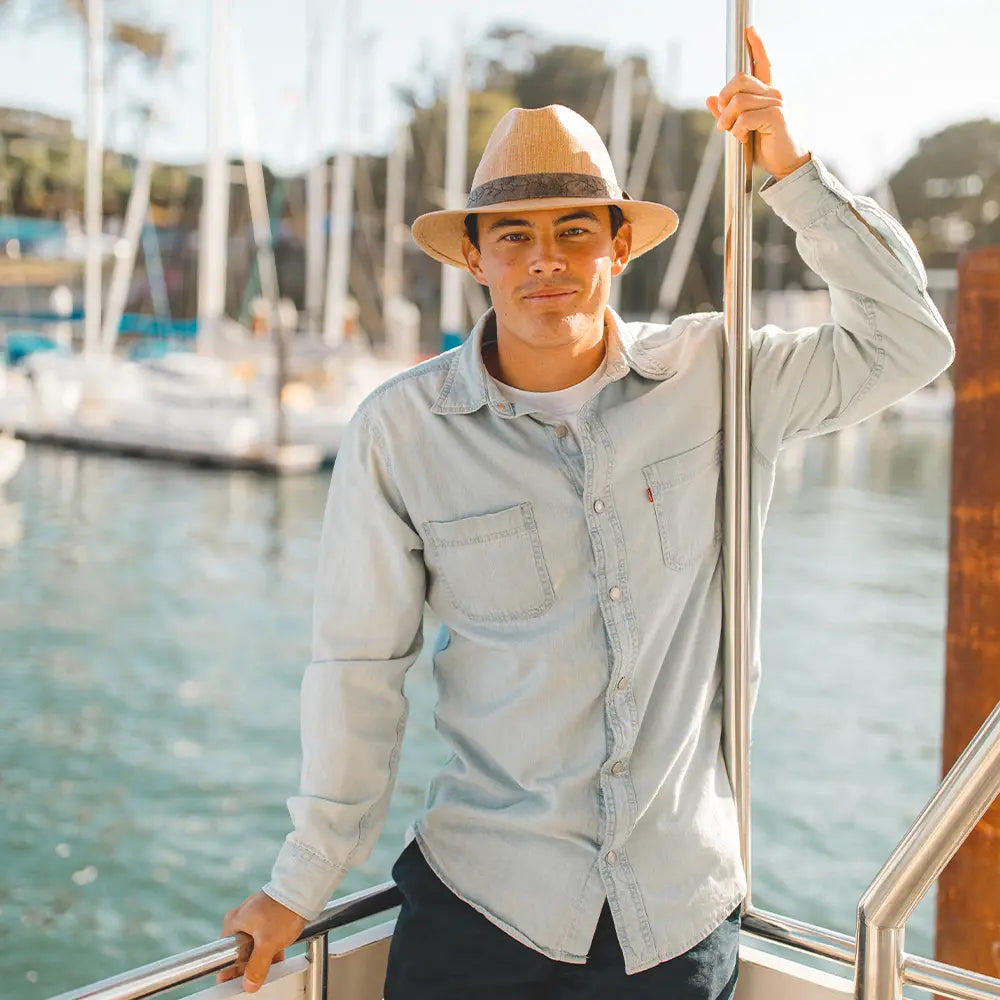 Boxcar | Mens Straw Sun Hat