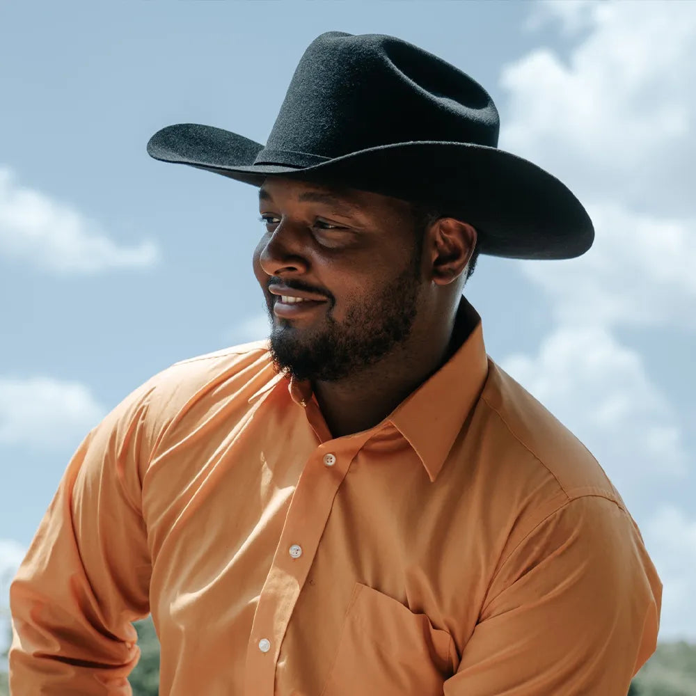 Cattleman | Mens Felt Cowboy Hat with Western Hat Band