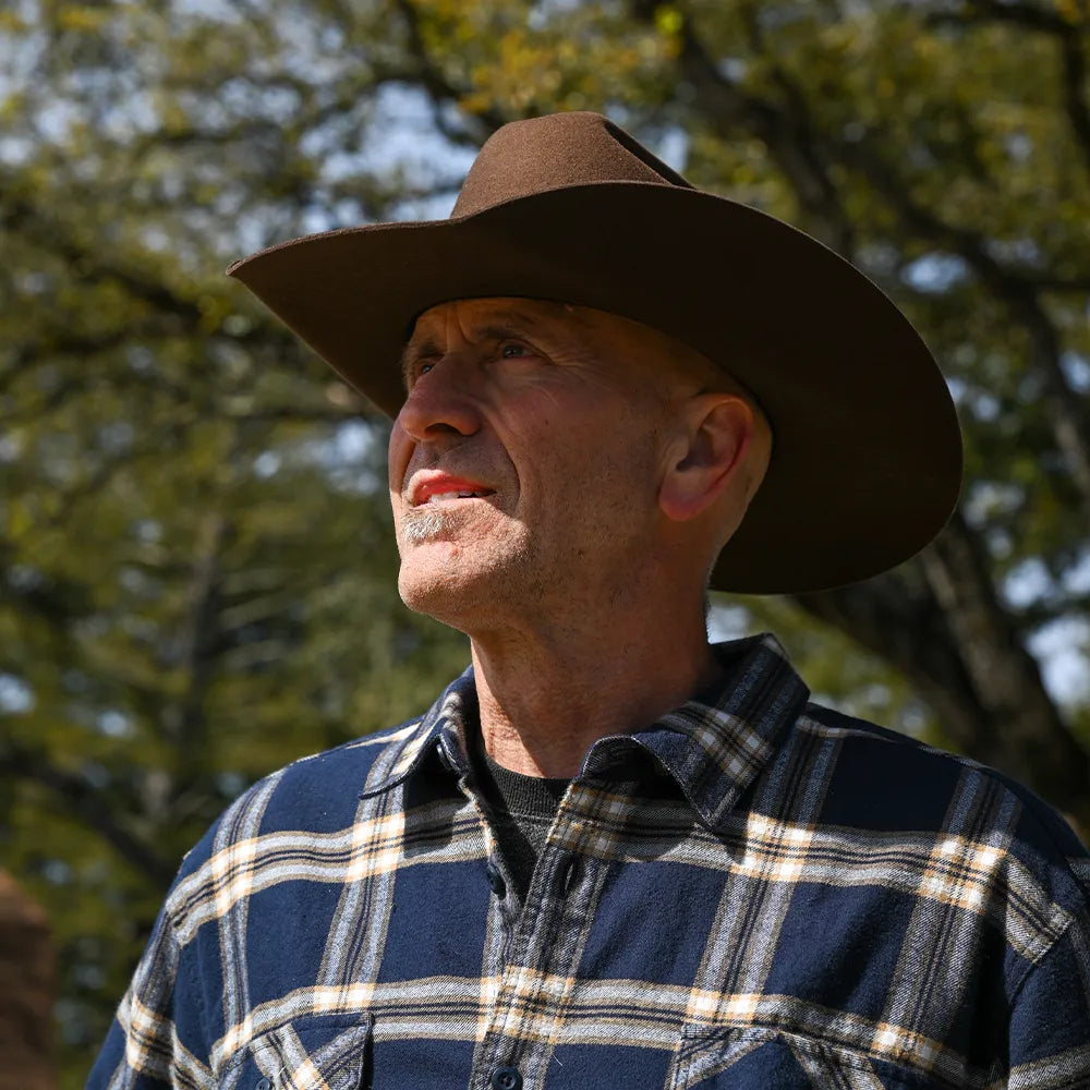 Cattleman | Mens Felt Cowboy Hat with Western Hat Band