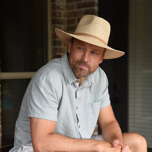 Johvan | Mens Straw Sun Hat