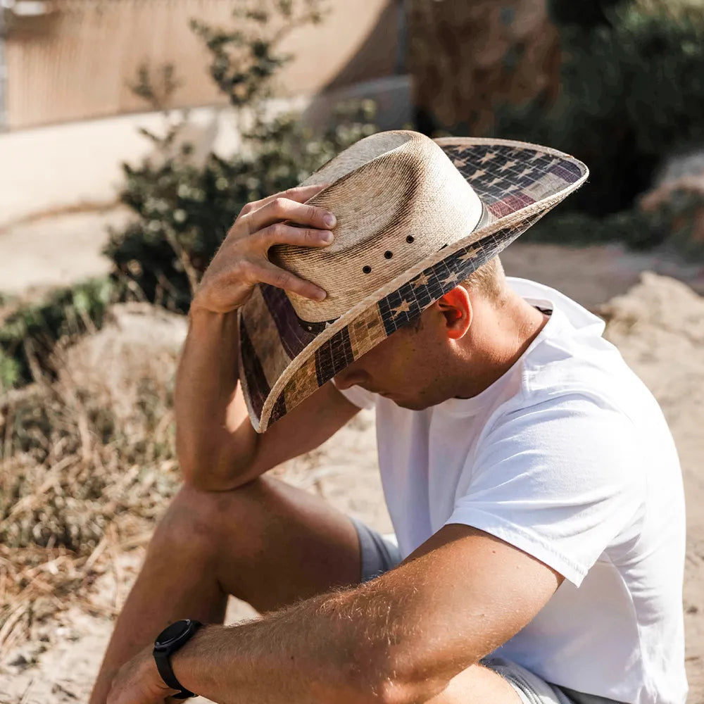 Liberty | Mens Mexican Palm Straw Cowboy Hat