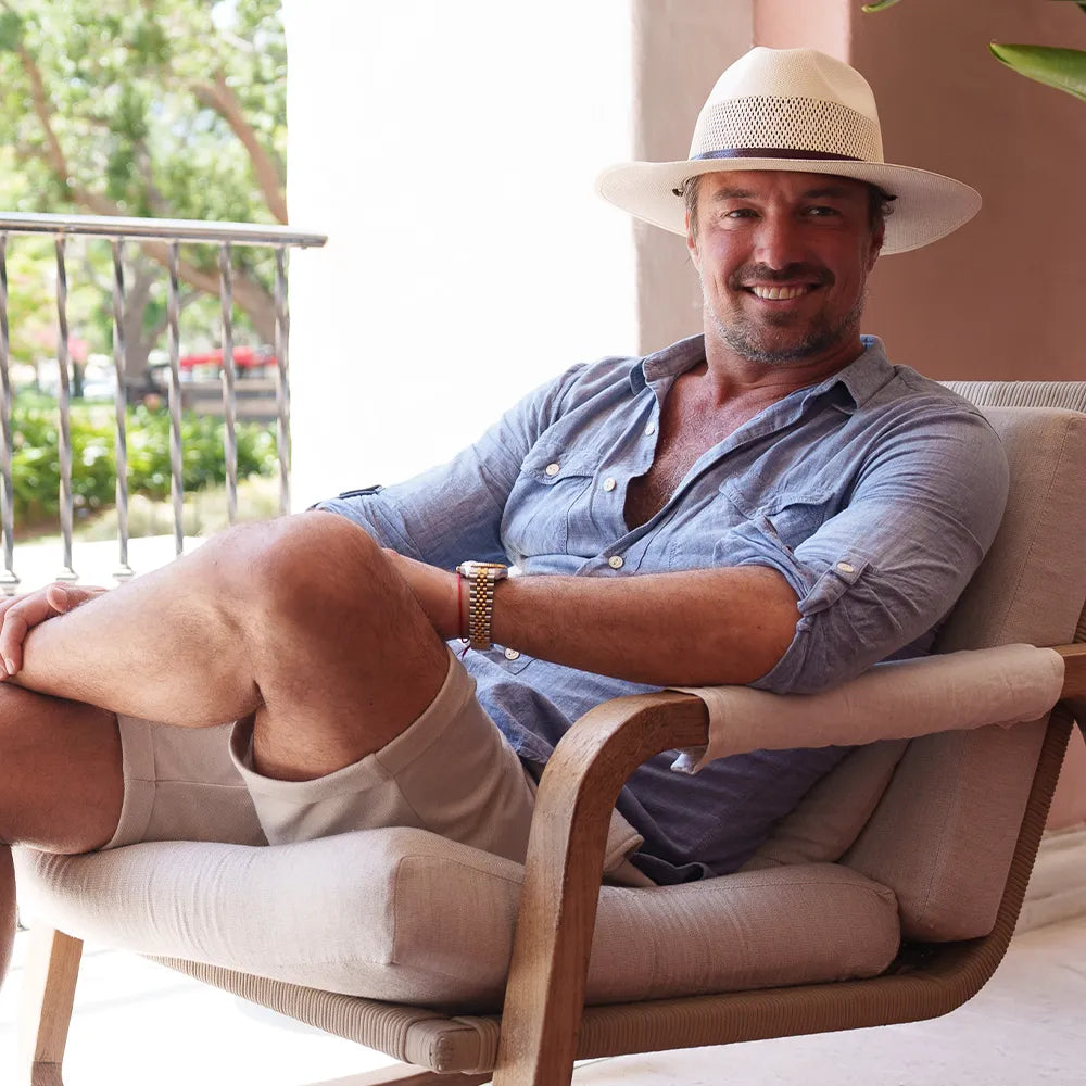 Milan | Mens Firm Straw Fedora Hat