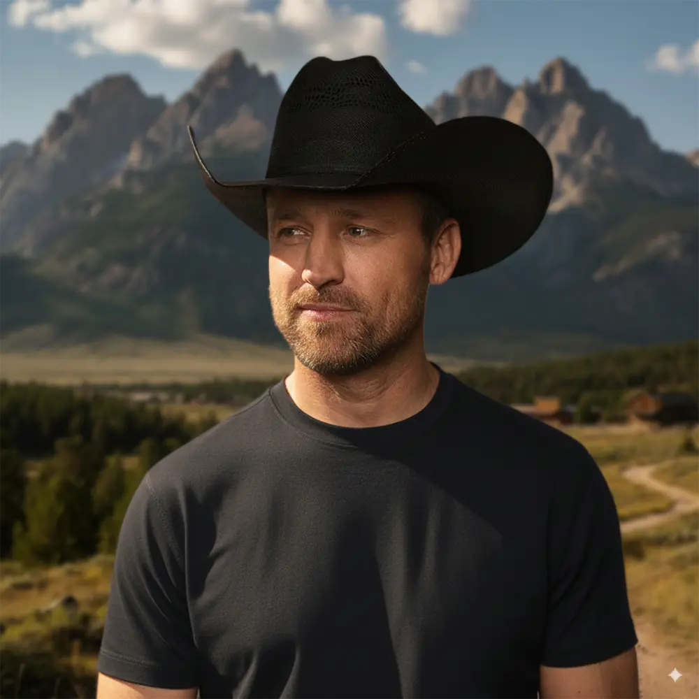 Bozeman | Mens Straw Cowboy Hat