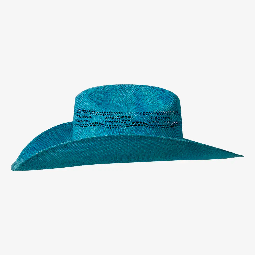 American Maverick | Mens Vented Crown Bangora Straw Cowboy Hat
