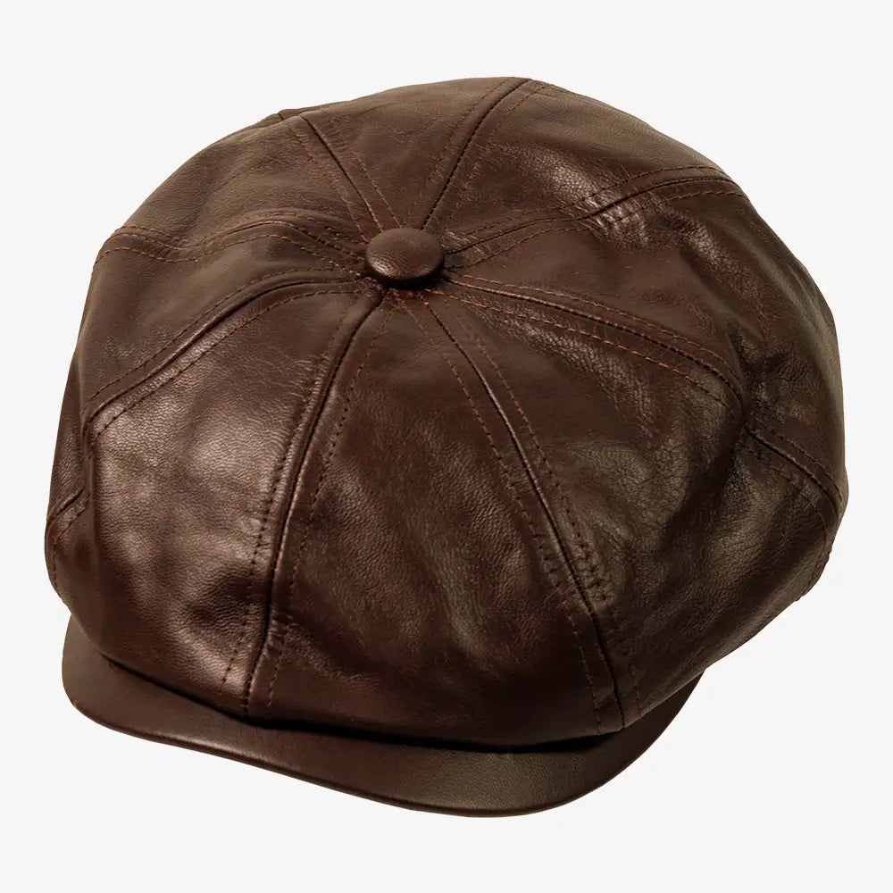 Bourbon St | Mens Leather Cap