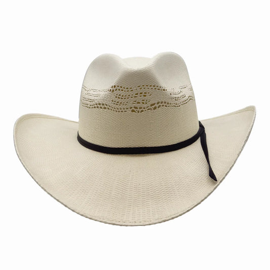 Brody | Womens Western Pinch Front Bangora Straw Cowgirl Hat