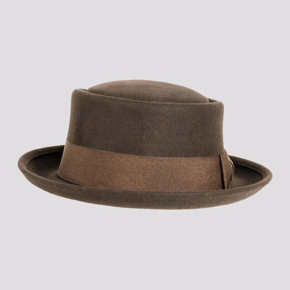 Chi-Town 2.0 | Womens Crushable Wool Felt Pork Pie Hat
