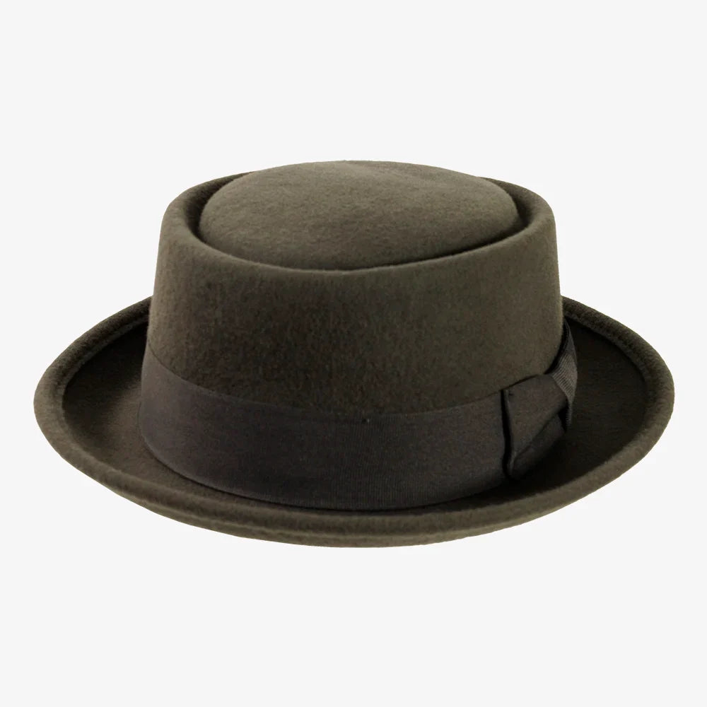 Chi-Town 2.0 | Womens Crushable Wool Felt Pork Pie Hat