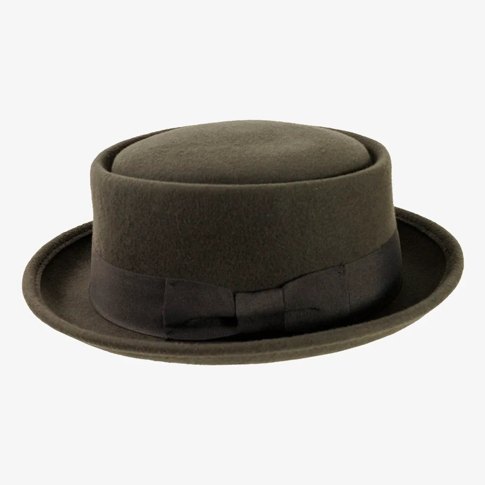 Chi-Town 2.0 | Womens Crushable Wool Felt Pork Pie Hat