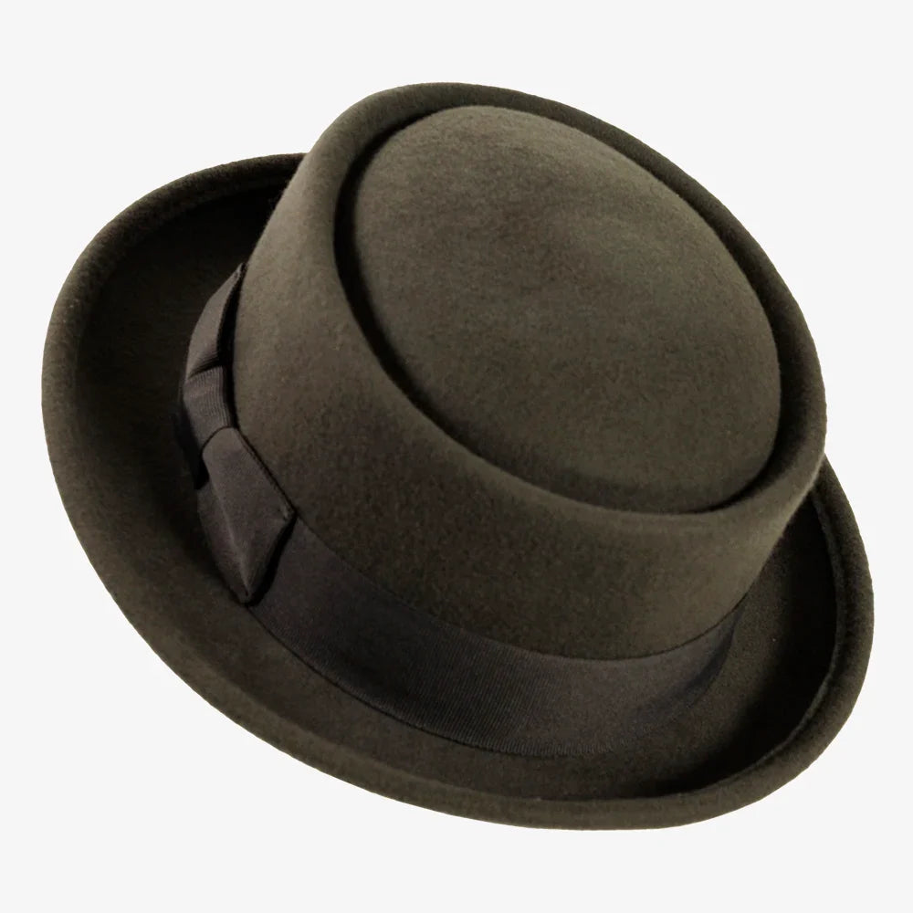 Chi-Town 2.0 | Womens Crushable Wool Felt Pork Pie Hat