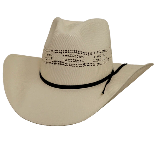 cody cream mens straw cowboy front view