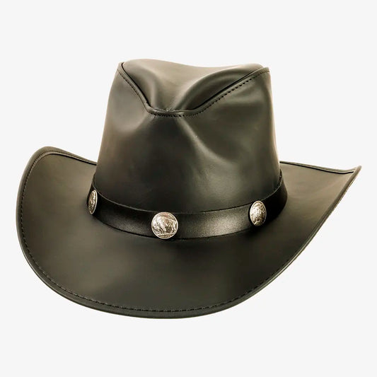 Cyclone | Mens Leather Cowboy Hat