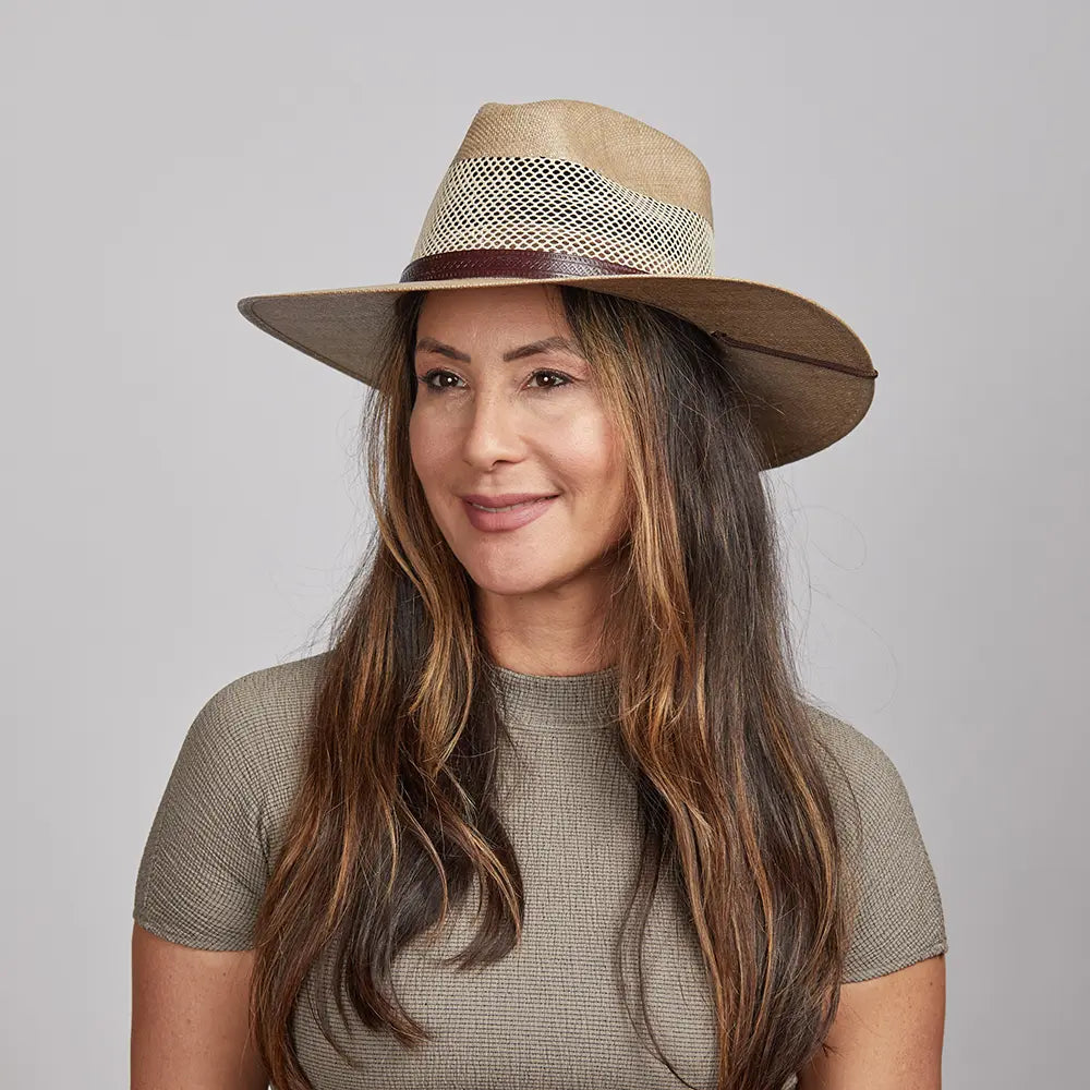 Florence | Womens Wide Brim Firm Straw Sun Hat