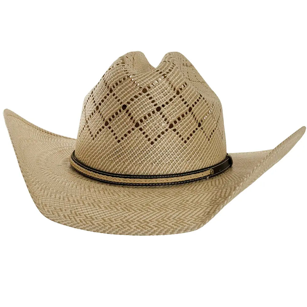 Gunman Women Straw Cowboy Hat Front View