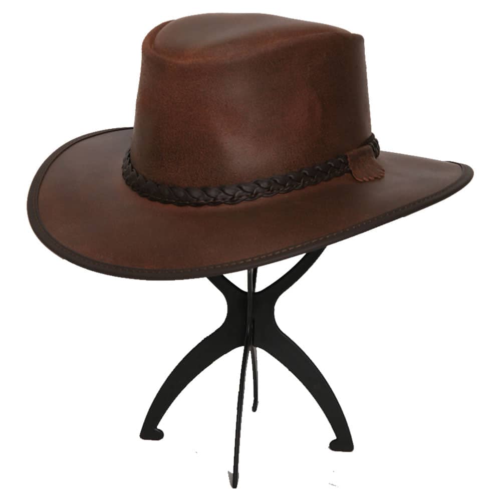 Black Plastic Stand for Hats by American Hat Makers