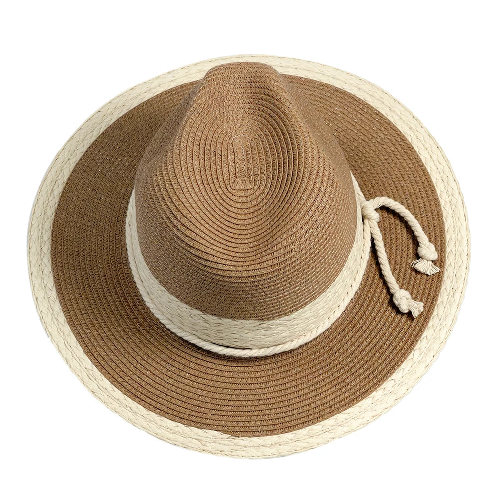 Luna | Womens Natural Paper Braid Safari Sun Hat