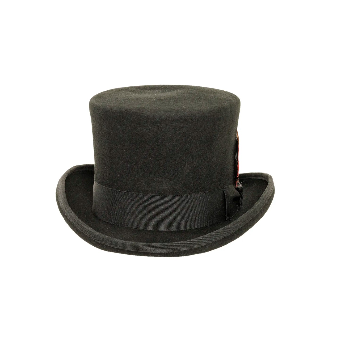 Majestic | Womens Wool Top Hat with Carriage Hat Band