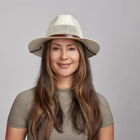 Milan | Womens Firm Straw Fedora Hat