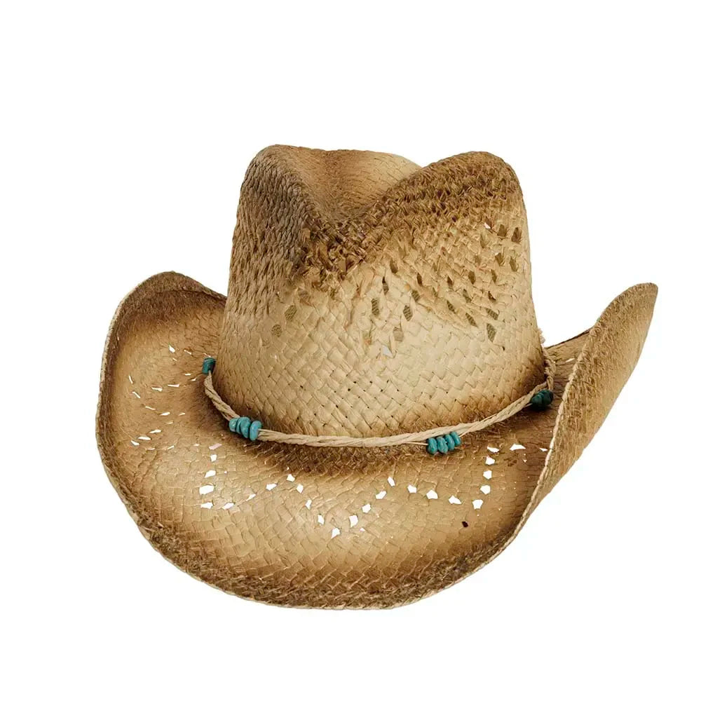Nashville | Womens Natural Seagrass Straw Cowgirl Hat Pre-Pack