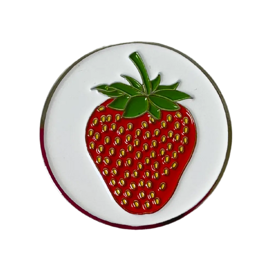 Strawberry Magnetic Hat Pin