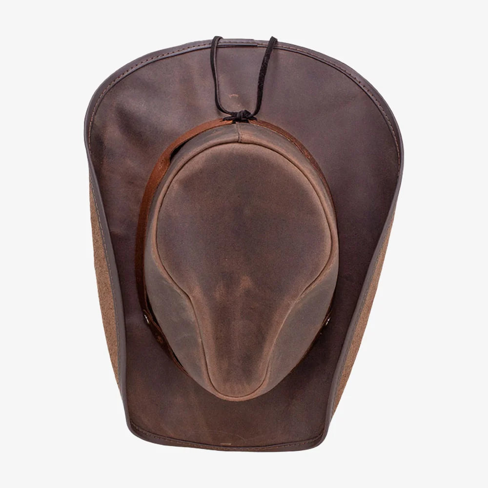 Western | Mens American Leather Cowboy Hat