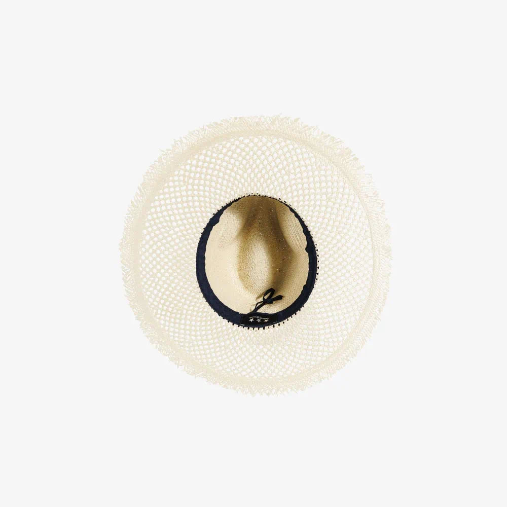 Willow | Womens Natural Toyo Straw Sun Hat with Vented Brim