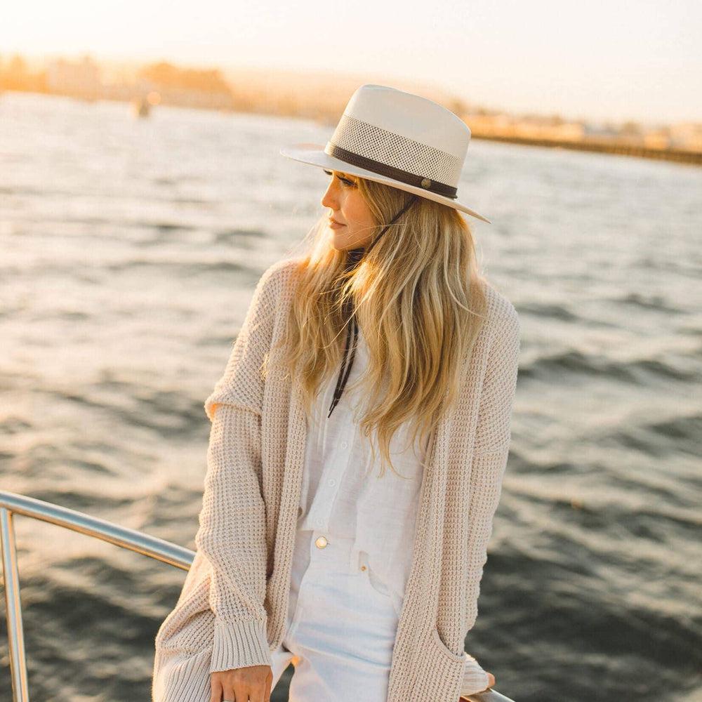 Milan | Womens Firm Straw Fedora Hat