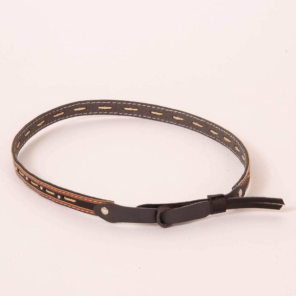 A back view of a Dillon Black Hat Band