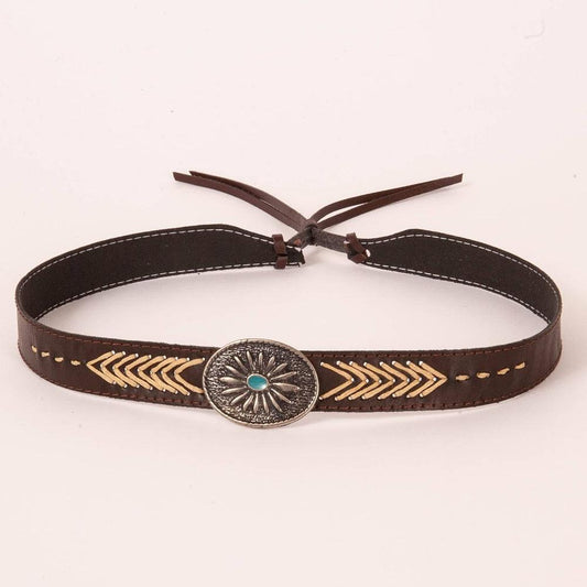 A front view of a Ottawa Brown Hat Band