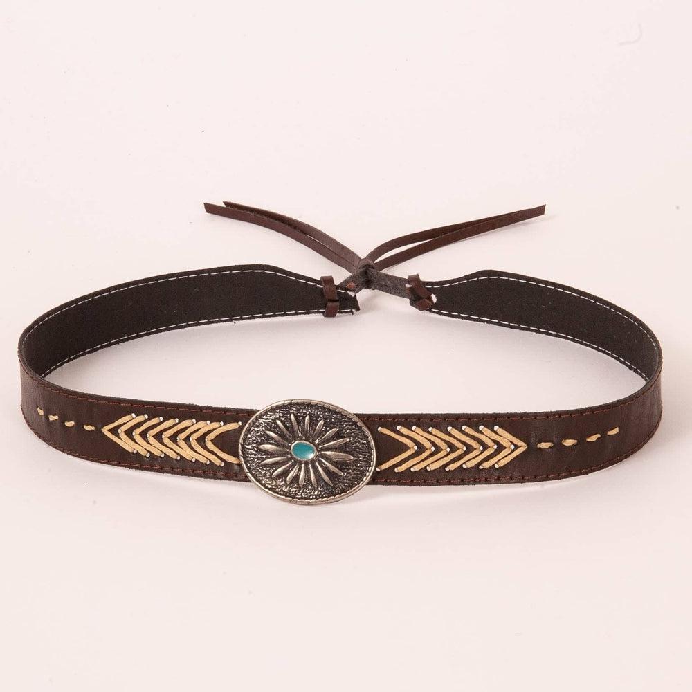 A front view of a Ottawa Brown Hat Band