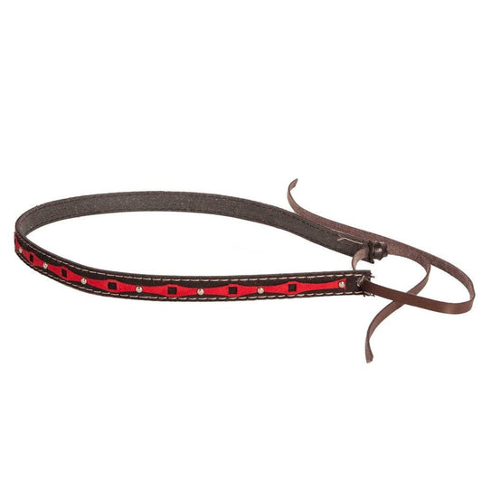 A side view of a Red Line Cowboy Hat Band