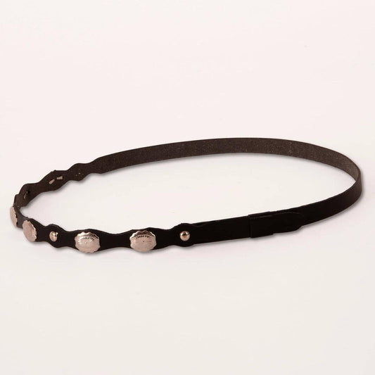 A side view of a Silverton Black Hat Band