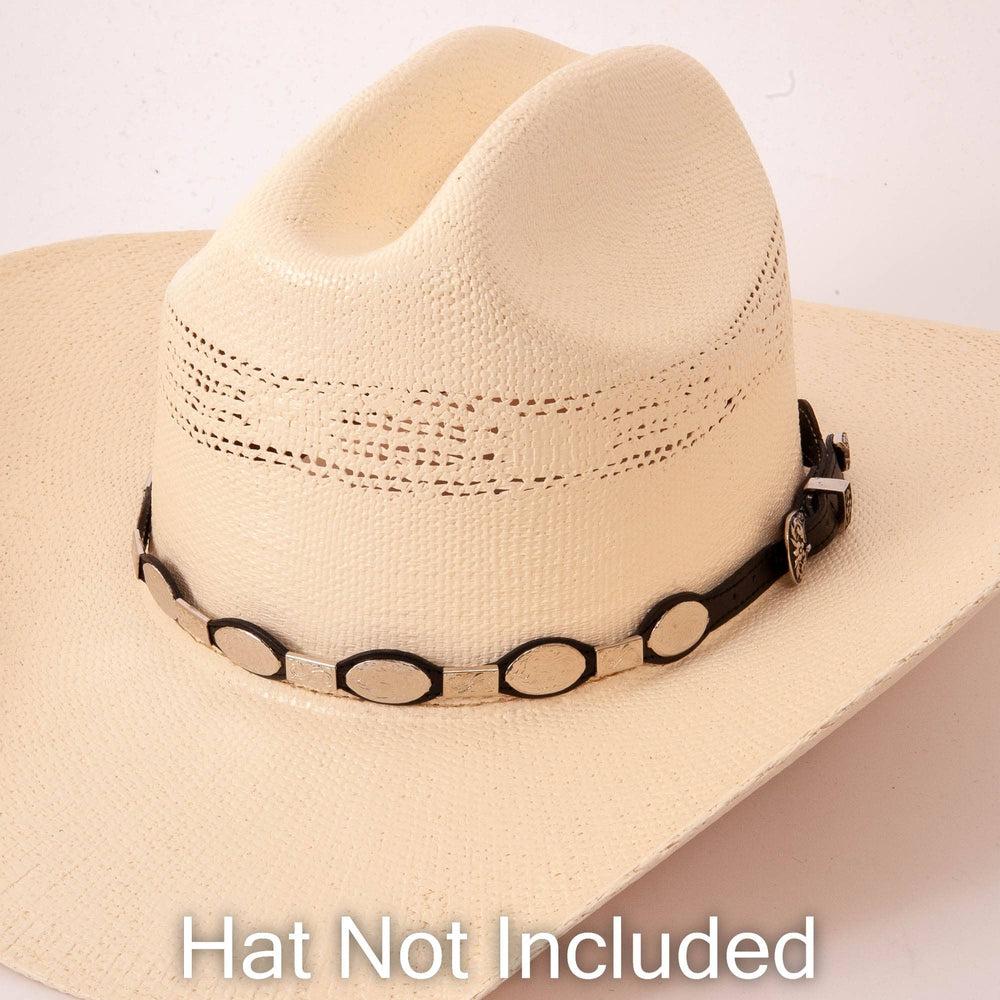 Toronto Black Hat Band on a cream hat