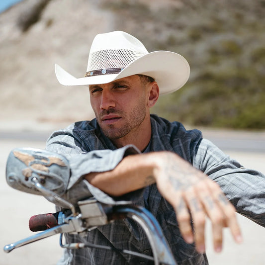 Austin | Mens Straw Cowboy Hat