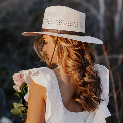 Barcelona | Womens Wide Brim Firm Straw Sun Hat