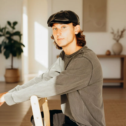 Bourbon St | Mens Leather Cap