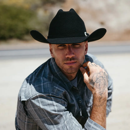 Cattleman | Mens Felt Cowboy Hat with Western Hat Band
