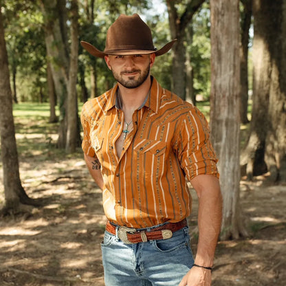 Cattleman | Mens Felt Cowboy Hat with Western Hat Band