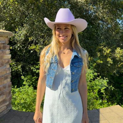 Cattleman | Womens Felt Cowgirl Hat with Western Hat Band