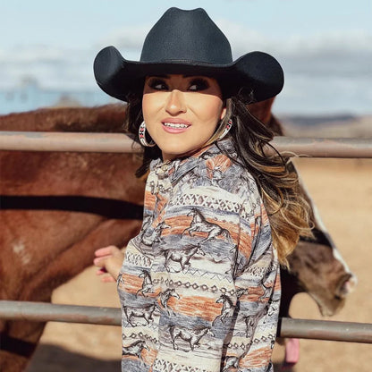 Cattleman | Womens Felt Cowgirl Hat with Western Hat Band
