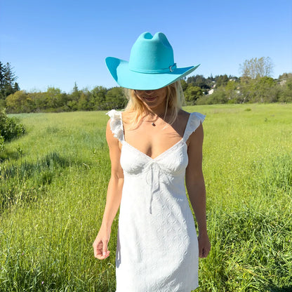 Cattleman | Womens Felt Cowgirl Hat with Western Hat Band