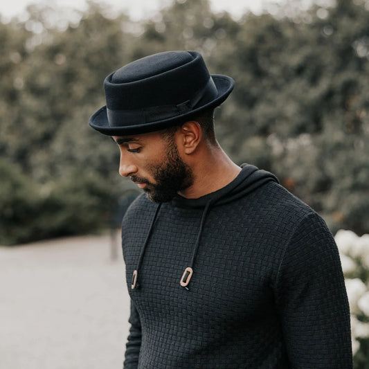 Chi-Town 2.0 | Mens Crushable Wool Felt Pork Pie Hat