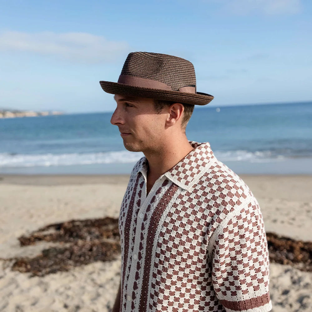 Coronado | Mens Straw Fedora Hat