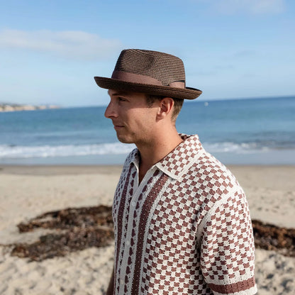 Coronado | Mens Straw Fedora Hat